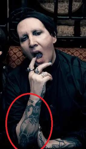 27 tatuajes de Marilyn Manson y sus significados